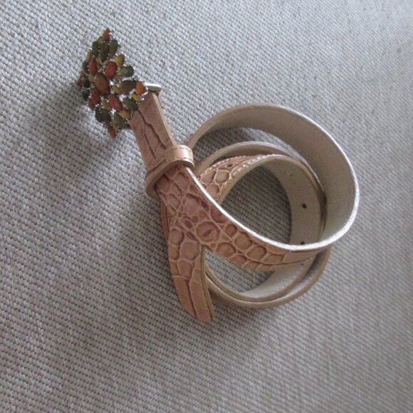 Croc multicolor rhinestone buckle belt - Picture 4 of 4